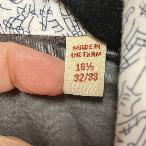 Penguin by Munsingwear Men's Button Up Shirt 16.5 32/33 Heritage Slim Fit Cotton - Picture 4 of 10